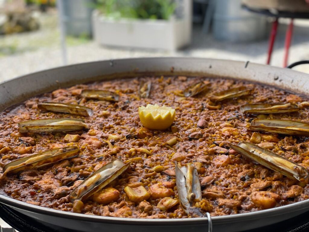 Arroz a banda con navajas