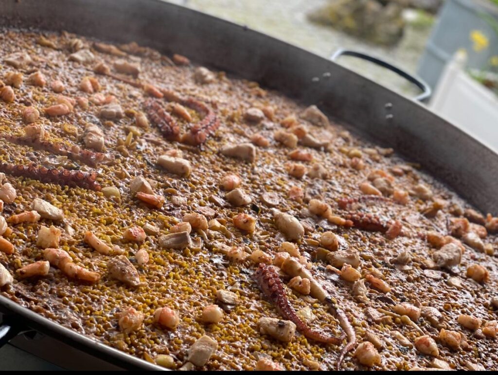 Arroz de pulpo, sepia